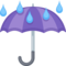 Umbrella With Rain Drops emoji on Facebook